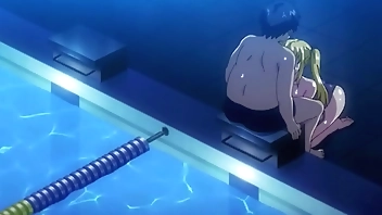 Sex In The Pool At School ◉ HENTAI EXCLUSIVE [Subtitled]