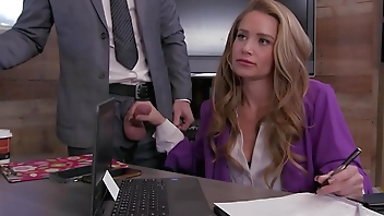 Beautiful MILF Athena Anderson and Holly Day banged hard by Clarke Kent during business