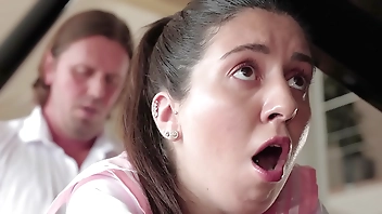 Maid Katty West Bent Over The Piano And Fucked