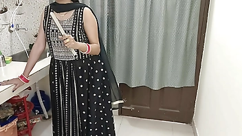 A beautiful newly married wife was horny and fucked by her stepbrother Full Hindi Audio