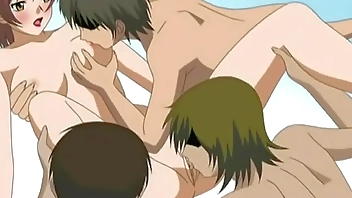 Orgy with my classmates - Hentai uncensored