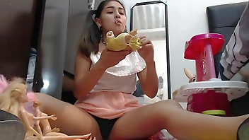 My innocent virgin her friend sucks my husband's big cock for the first time thinking it was a popsicle on the threesome