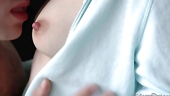 He loves sucking my nipples so much - MorfDiamond