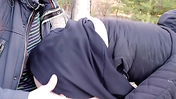 A Man Noticed How I Masturbated In The Forest And Fucked Me!