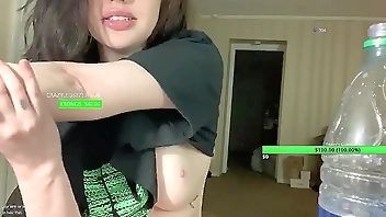 Twitch Streamer Accidental Downblouse Nip Slip