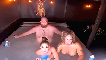Hot Tub Threesome With Kendra Heart And Misty Meaner WCA Productions