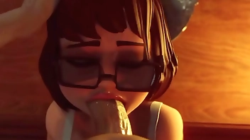 3D Character Velma Perfect Blowjob - Animation Uncensored