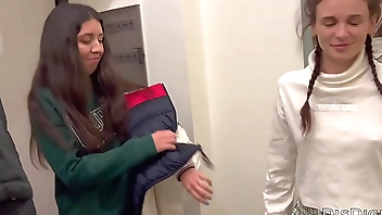 They picked up two beauties with a friend and fucked them hard