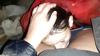 We hid from the rain in an abandoned place to have sex with dirty talk - Lesbian Illusion Girls