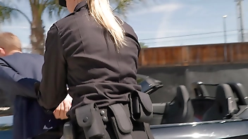 Corrupt Cop Cherry Kiss Laps Up Spunk After Her Holes Get Slammed By Big Dick Criminal GP2649