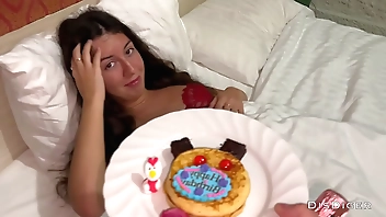 Birthday Sex - I  gave her my hard cock and fucked rough!