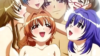 Orgy at home with my stepmother and stepsisters, they are very horny - Hentai Uncensored