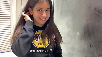 Cute girl at party suggested sex on balcony while her boyfriend wasn’t looking