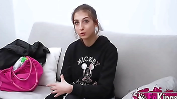 18 years old shy babe Vanesa Merino has a crush on Don Jorge's OLD COCK!