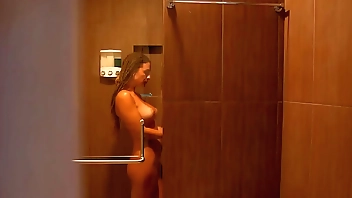 SPYING ON MY STEPSIS SHAVING HER PUSSY, BUTT AND LEGS