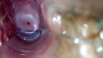 Pulsating orgasm inside pussy