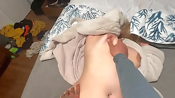 Resting Step Mom Left Herself Exposed