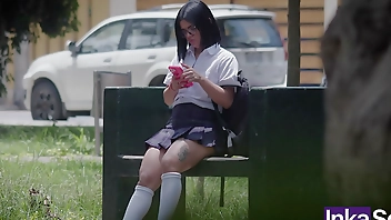 Innocent big-assed Latina is taken to a stranger's house with lies to fuck