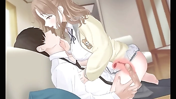 Riding Double Creampie ⁛ Animation 3D