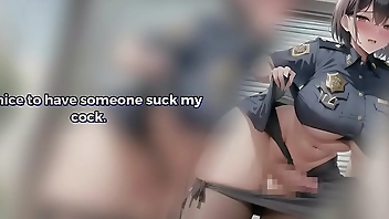 You are catched by the Futanari Railway Police.