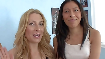 HOT COUCAR MILF AND SEXY GIRL - milf teaches lesbian hotporn - mature mama