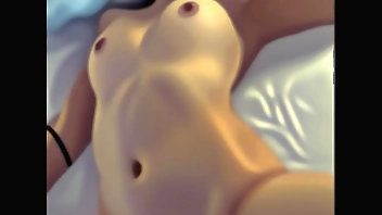 Shy and encomiastic girlfriend