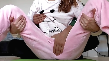 stepbrother teasing small tits whore stepsister 18yo and make her horny orgasm