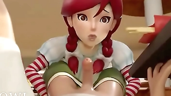 aggressive blowjob at the wendy's