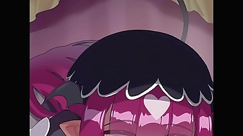 Cute succubus giving me a blowjob