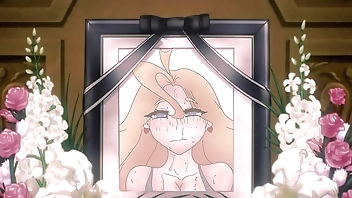 They arranged a funeral to have sex in the grave in peace ! Hentai anime (Cartoon porn 2d )