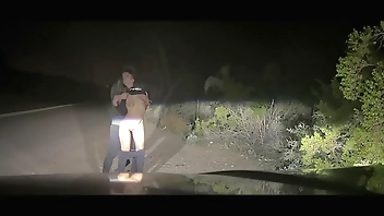 Rough Public Sex! Pounding Her Pussy on the Side of the Road