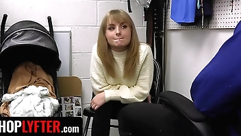 Evie Gets Busted With Her Baby Stroller For Shoplifting And Is Taken For Questioning