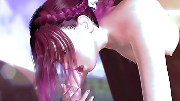 Beautiful student  in a sewer -Hentai 3d 16