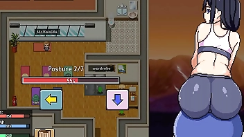 Life Pressure [ HENTAI Game ] Ep.1 fucking the YOGA TEACHER to relieve stress from work !