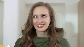 FAKEhub - Babe catfished on tinder date but hes got a huge cock to creampie her - see inside pussy