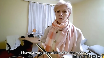 MATURE4K. Charmer prefers to fool around with client instead of doing work