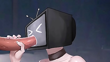 tv woman suck cameraman dick (skibidi toilet porn hentai) - loop