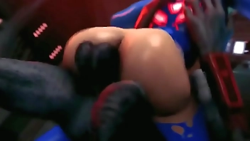 Samus Aran Riding A Goblin Big Monster Cock