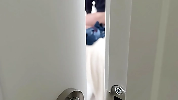 Got caught listening on my roommate fucks his new loud girlfriend.