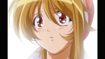 Busty anime teen pussy ravaged