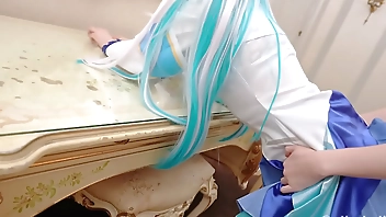 vtuber cosplayer multiple creampie pov