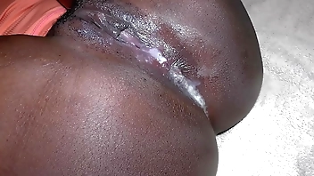 Interracial double cumshot in a row