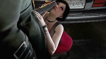 Ada Wong suck tyrant cock