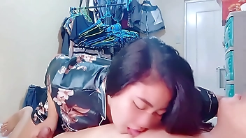 19-Year-Old Asian Student did NOT Expect such a start in the morning - SHOCK! CUM In Her Pussy,Wake Up Morning Sensual Sex