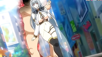 mujer timida cojida en una plaza -Roshutsu-kei Mahou Joshi Daisei Christhea