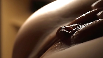 Twice filled pussy with cum and whipped it inside like cream