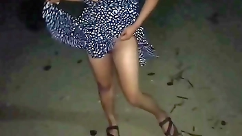 Risky Filipina Night fuck by the seashore