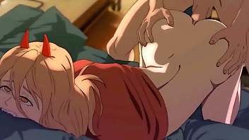 Power having sex with Denji(Chainsaw Man Hentai))