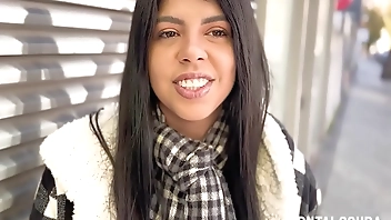 PutaLocura - Sexy Brazilian Karoll Ferraz fucks Torbe and swallows his cum while caught.