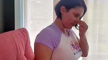 Bratty stepsister, I find my stepsister in her underwear on the couch